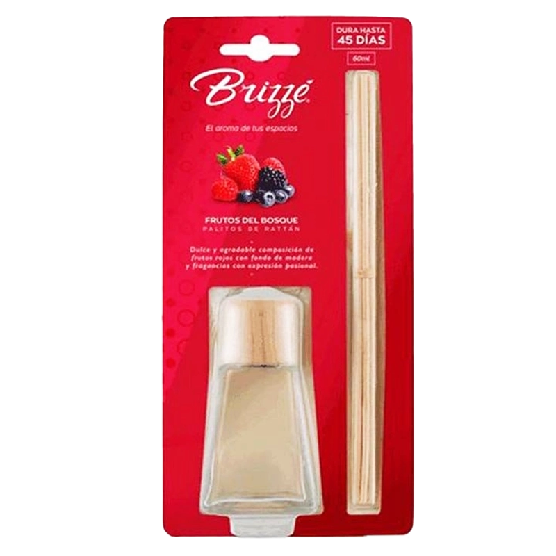 AMBIENTADOR BRIZZE PALITO RATTAN FRUT BOS X 60ML